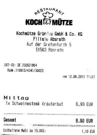 uhea Hffner Kochmtze Restaurant